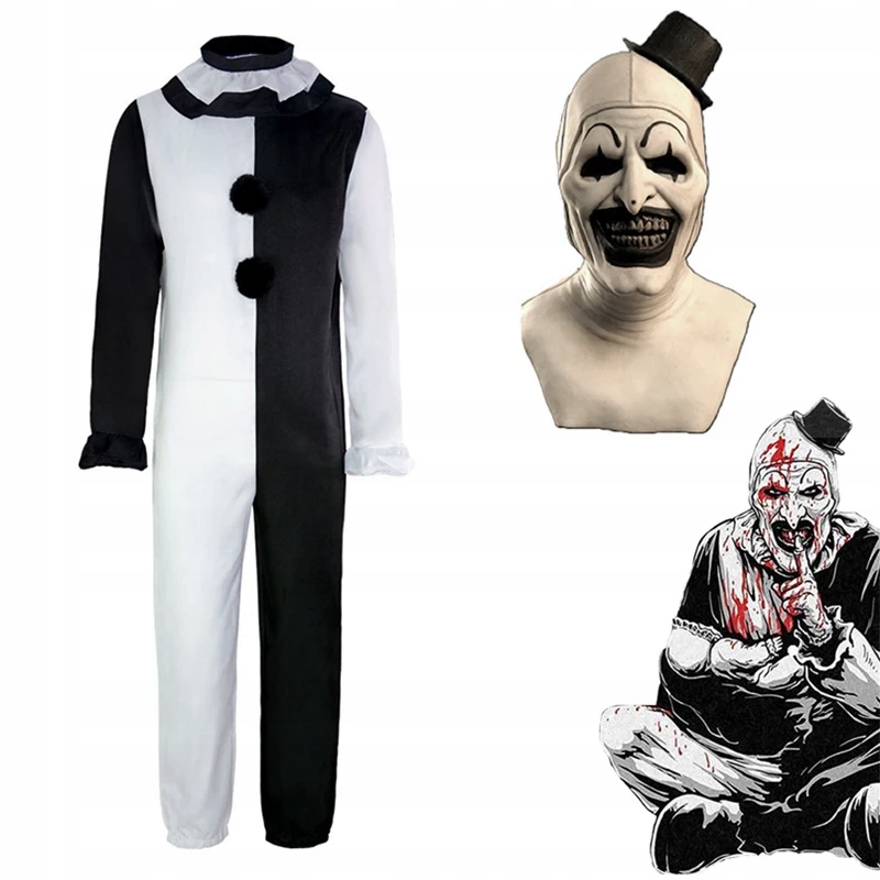 Cosplay súprava kostýmovej masky strašidelného klauna